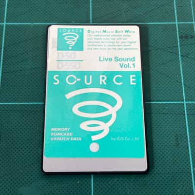 ROLAND D-50/D-550 SQURCE LIVE SOUND Vol.1 ROM CARD