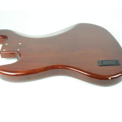 1978 Fender Jazz Bass BODY Burgundy Red Walnut ASH 3-Bolt to 4-Bolt 1970's Vintage image 14