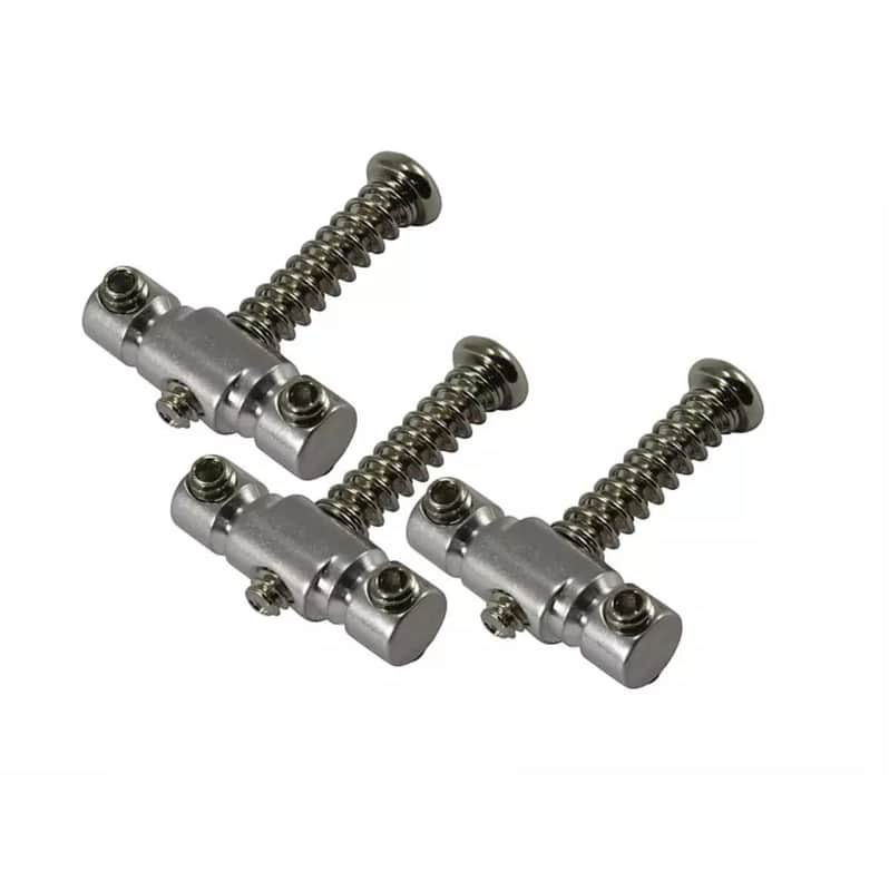 Compensated Telecaster Saddle - Aluminum - 1/4" Offset Barrel - Set of 3 image 1
