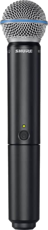 Shure BLX2/B58 Handheld Wireless Microphone Transmitter with Beta 58 Capsule, J11 Band image 1