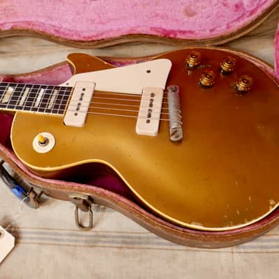 Gibson Les Paul Standard 1954 - Goldtop (All Gold) image 14