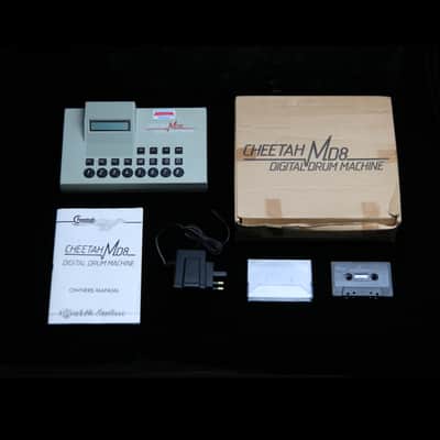 *Serviced* Cheetah MD8 MD-8 Vintage Digital Drum Machine Super Rare British Synth Made in UK Cheetah MD8 Digital Drum Machine, Boxed | Complete with Cassette, PSU & Manual | Early Serial 000165 image 2