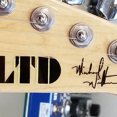 used ESP LTD MW-600 HSS Queensryche Michael Wilton Signature Guitar, Excellent Condition with Case! image 8