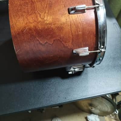 Tama Vintage Matte Mahogany 15 inch Tama SuperStar Concert Tom Drum MIJ Vintage japan SUPER MAHOGANY 12x15 image 6
