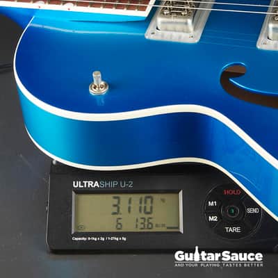 Gretsch G6120T-HR Brian Setzer Hot Rod Hollow-Body Bigsby Candy Blue Burst (Cod.1703UG) image 22