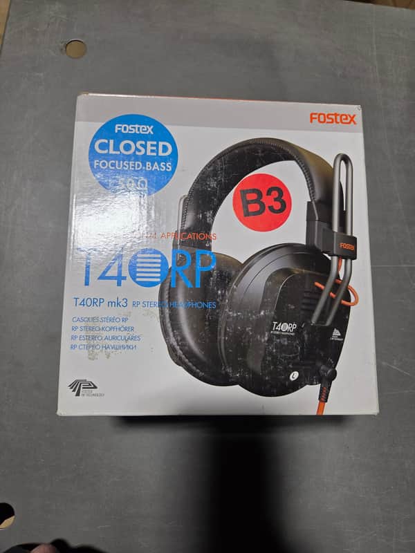 Fostex T40RP MK3 Professional Studio Closed Back Headphones (B-Stock) image 1