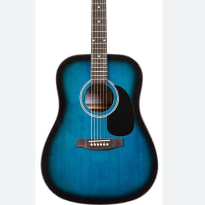 Epiphone Hummingbird Artist Blue Burst Finish Dreadnought Acoustic