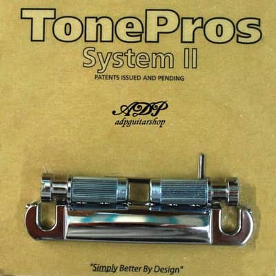 TonePros T1Z-C Stop Tailpiece Lockable style Gibson Stoptail Metric 8M Chrome image 5