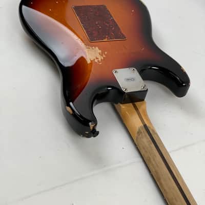 LsL Instruments Saticoy Mick Mars Tribute MM 3 Tone Sunburst Heavy Age Floyd Rose - Brand New with case image 16