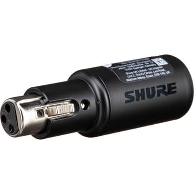 Shure MVX2U XLR-to-USB Digital Interface with Headphone Jack, Integrated Pre-amp with 60dB Gain Control, Zero-Latency Monitoring, 48V Phantom Power, ShurePlus Desktop App, 1m USB-C Cable image 2