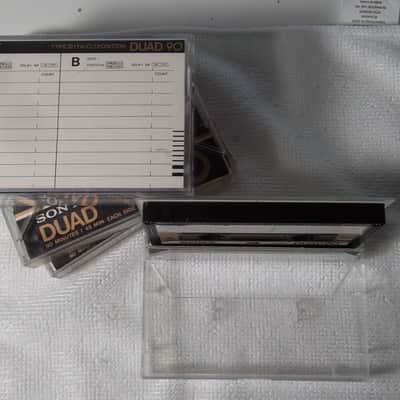 1-1980 Sony Duad 90 Super Rare FeCr Ferro Chrome 90 Excellent Used Cassette Tapes 90 Mins Will Combine Shipping! image 3