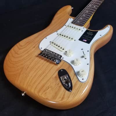 Fender American Vintage II 1973 Stratocaster, Ash Body, Rosewood FB, Aged Natural, w/HSC image 8