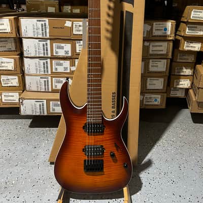 Ibanez RGA42FM Solidbody Electric Guitar - Dragon Eye Burst Flat image 1