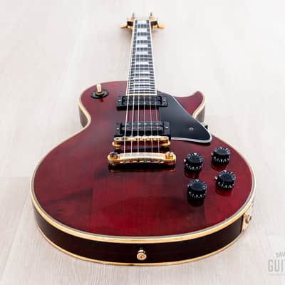 1975 Gibson Les Paul Custom Vintage Guitar Cherry w/ T Tops, Case image 10