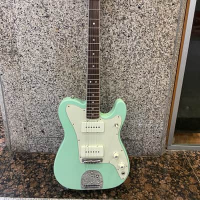Fender 2018 Ltd Ed Parallel Universe Jazz-Telecaster Electric Guitar, RW FB, Surf Green image 2