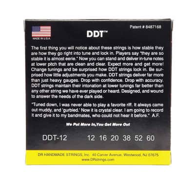 DR Strings Drop Down Tuning Electric Guitar Strings - DDT-12 -  Extra Heavy image 3