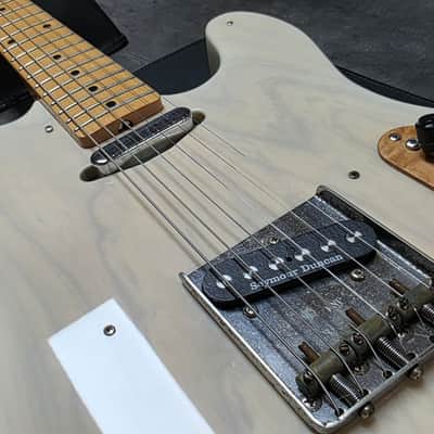 ESP Vintage Telecaster 80s Ash Body White Blonde MJ Japan MIJ 1980's Tele Fender Headstock 400 series TE Guitar image 13