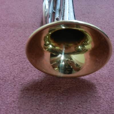 Elkhart Vintage Silver Plated Trumpet 1920's image 3