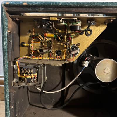 1962 Watkins WEM Westminster Tremolo 13 Watt Valve Guitar Amp (+ original tremolo pedal & amp cover, one owner from new!) image 10