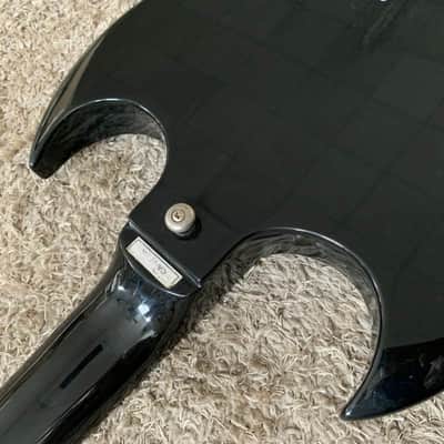 Samick Black Electric Guitar, Basswood Body, Maple Neck, 22 Frets Rosewood Fingerboard image 4