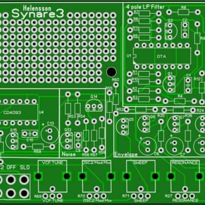 Synare 3 Clone Kit by Helensson - DIY analog drum Synth image 4