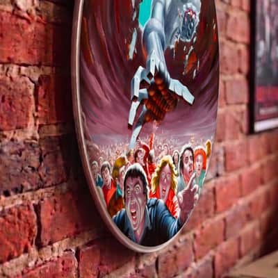 Queen, News of the World, Gatefold Art, 22" Bass Drumhead, Reso, Wall Hanging image 4