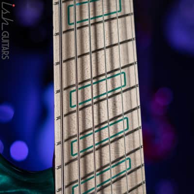 Dingwall Z3 6-String Bass Green to Turquoise Fade image 5