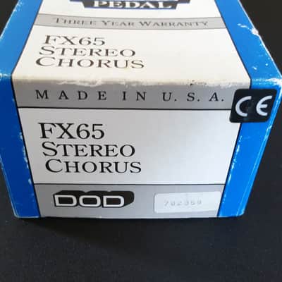 DOD Stereo Chorus FX65 Vintage Effects Pedal image 11
