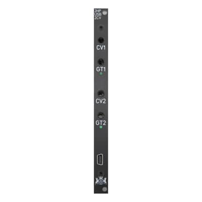 Michigan Synth Works 2HP2CV Eurorack USB MIDI - CV Module (Black) image 2