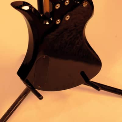 Very Rare.. Samick mini Mockingbird bass 1980 Black image 6