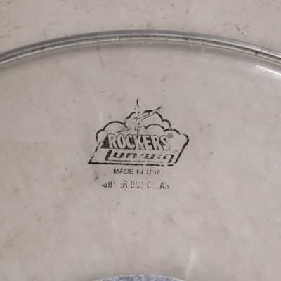 Ludwig Rocker 16" Clear Silver Dot Drum Head Vintage 1980's #3 image 2