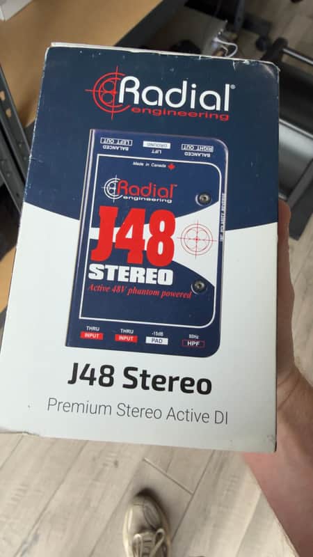 Radial J48 Stereo Active Direct Box 2015 - 2020 - Blue image 1