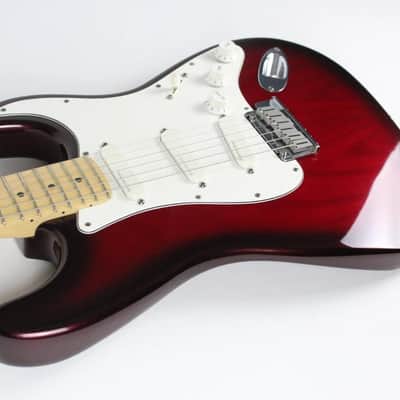 1993 Vintage Fender Stratocaster Plus Deluxe Crimson Burst Strat USA 1990s TBX Tone +OHSC image 14