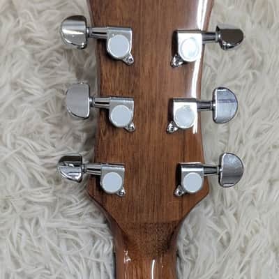 Dean EQAL GN Exotica Quilt Ash LEFTY Acoustic-Electric Guitar in Natural Finish image 3
