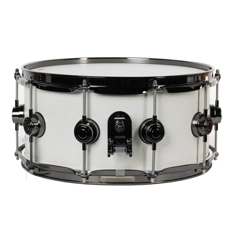 Drum Workshop Collectors Series 6.5x14 Snare Drum - Powder Coated White image 1