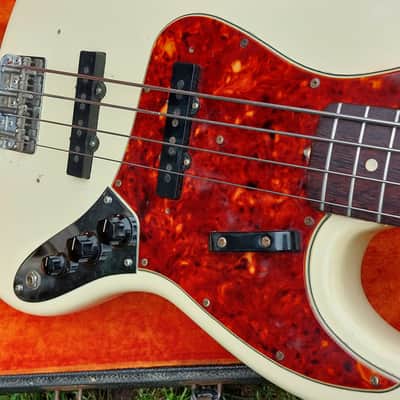 Fender Jazz Bass L-series 1965 - Olympic white refin image 13