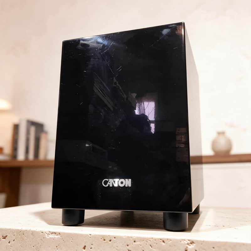 Canton AS 225 SC Rare Vintage Active Subwoofer Tested Working Hi-Fi Warranty image 1