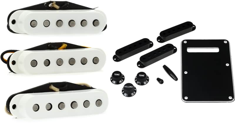 Fender Custom Shop Texas Special Stratocaster Pickups 3-piece Set Bundle with Fender Stratocaster Accessory Kit - Black image 1