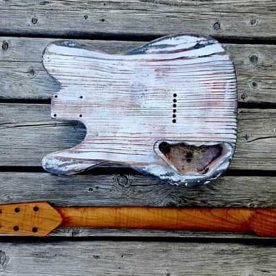 Tele-style barncaster body with snakehead neck image 10