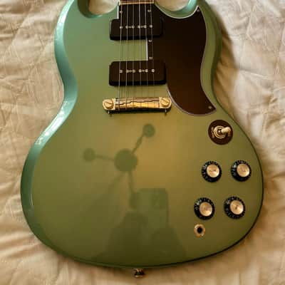 Epiphone SG Special P90 with Laurel Fretboard 2020 - 2025 - Faded Pelham Blue image 1