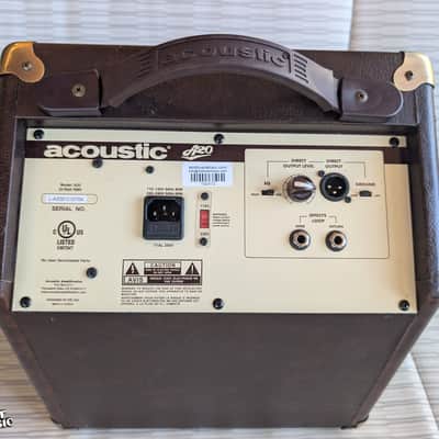 Acoustic Amp A20 - Used image 4
