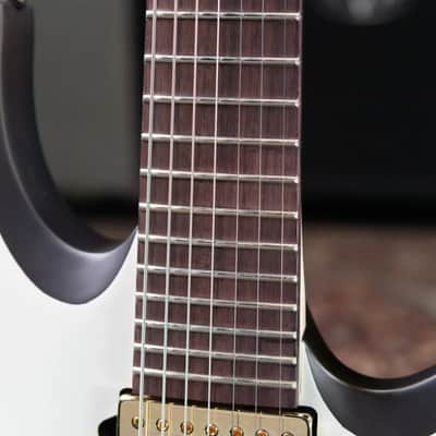 Ibanez K7YANG Brian "Head" Welch Signature 7-String Electric Guitar - Matte White with Gig Bag image 9