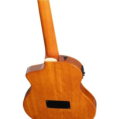Ortega TourPlayer Series Thinline Crossover Electric Nylon Guitar w/Bag image 9