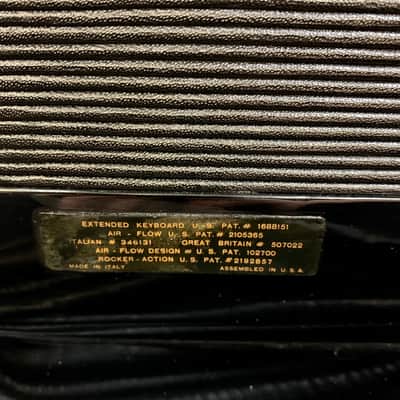 Excelsior Excelsiola Model 714 Black Accordion with Pickup and Gig Bag image 15