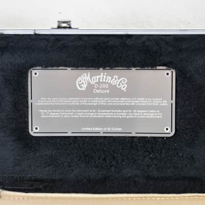 C.F. Martin D-200 Deluxe Acoustic Guitar (Serial Number 25/50) image 20