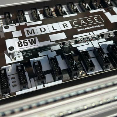 MDLR Square Series Eurorack case 12U 126HP 2021 - Black image 13