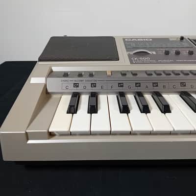 Casio CK-500 49-Key Radio / Synthesizer 1980s - Silver image 7