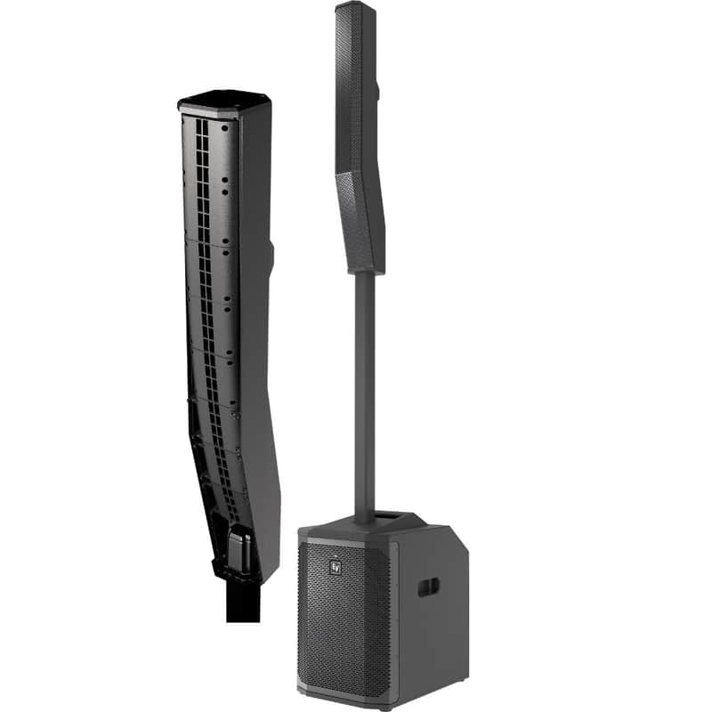 Immagine Electro-Voice Evolve 50 1000W Powered Column Speaker Array System (Black) (2 Items) - 1