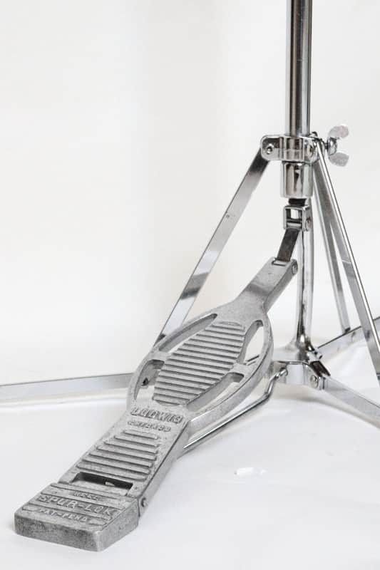 Ludwig #1123 Flat Base "Ringo" Hi Hat Stand, Clutch & Tilting Logo Cymbal Seat - Early 1960s / INSPECTED & TESTED image 1
