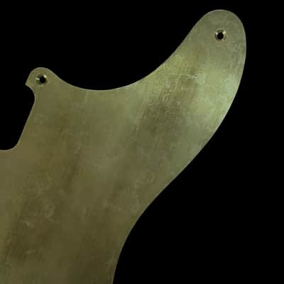Made-to-Order - Aged Brass - FilterTron Style Cabronita Telecaster Pickguard Scratchplate for Fender - Hand-finished image 2